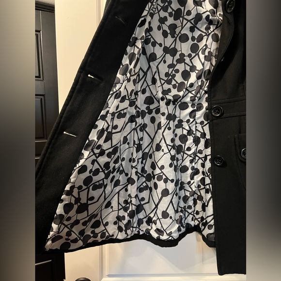 Tulle Women’s Long Wool Peacoat - Picture 11 of 12